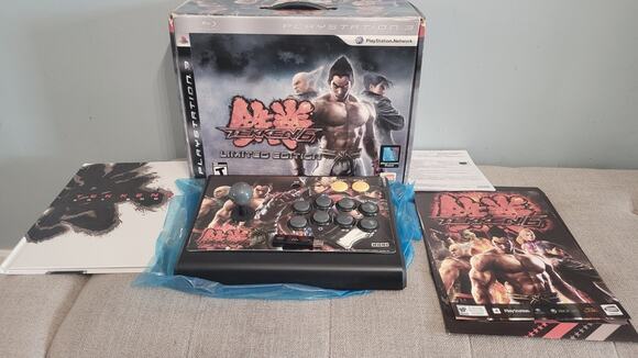 Hori Other - Tekken 6 PS3 - Hori Arcade Fight Stick Wireless Limited Edition MISSING GAME!